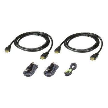 2L-7D02UHX5 - Bộ cáp HDMI/USB/SP kép, dài 1.8 mét.
